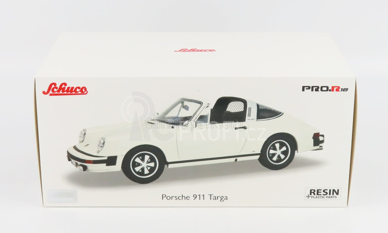 Schuco Porsche 911 Targa 1977 1:18 Bílá