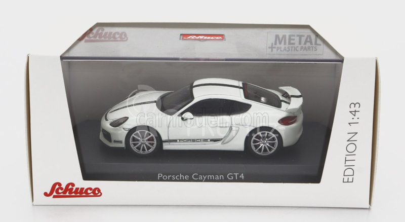 Schuco Porsche Cayman Gt4 Coupe 2015 1:43 Bílá
