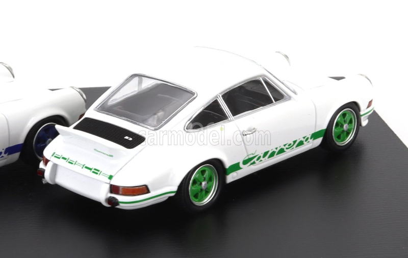 Schuco Porsche Set 3x 911 Carrera Rs 2.7 Coupe 1973 - 50th Anniversary 1:43 Bílá Červená Modrá Zelená