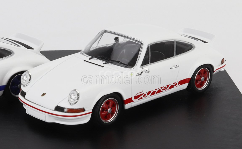 Schuco Porsche Set 3x 911 Carrera Rs 2.7 Coupe 1973 - 50th Anniversary 1:43 Bílá Červená Modrá Zelená