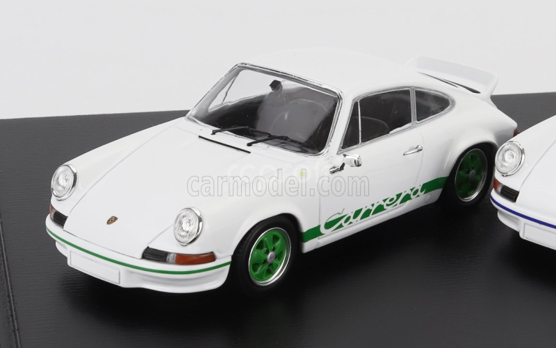 Schuco Porsche Set 3x 911 Carrera Rs 2.7 Coupe 1973 - 50th Anniversary 1:43 Bílá Červená Modrá Zelená