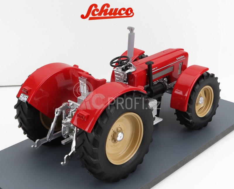 Schuco Schlueter Super 1500 Tv Tractor 1959 1:32 Červená Šedá