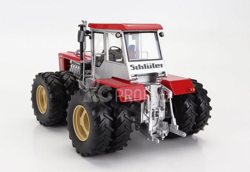 Schuco Schlueter Super 500 Tv Tractor 2010 1:32 Silver Red