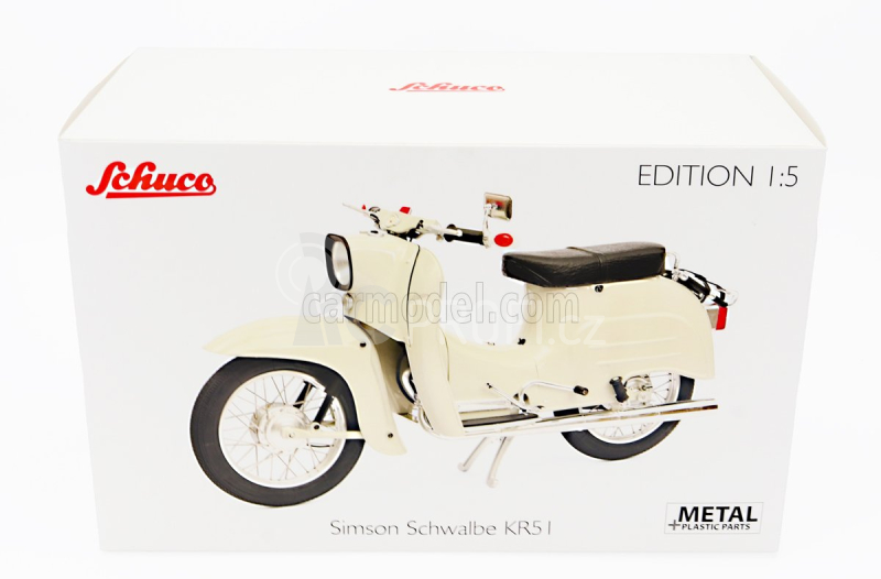 Schuco Simson Schwalbe Kr51/1 1968 1:5 Bílá