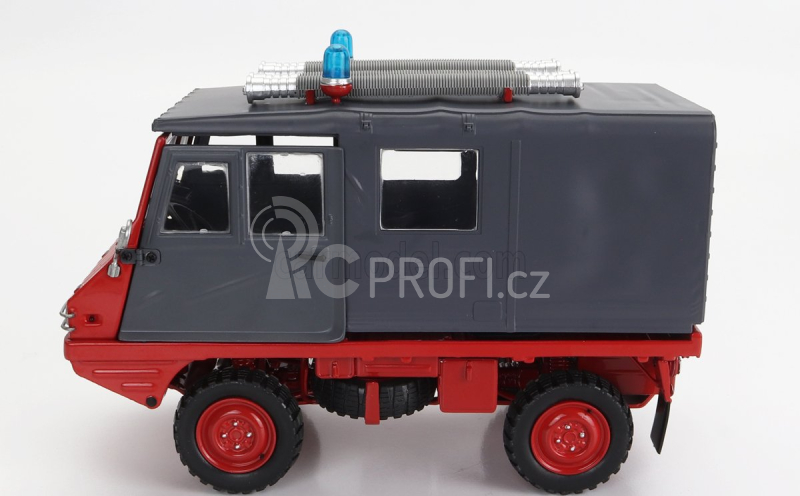 Schuco Steyr-puch Haflinger Feuerwehr 1975 1:18 Červená Šedá