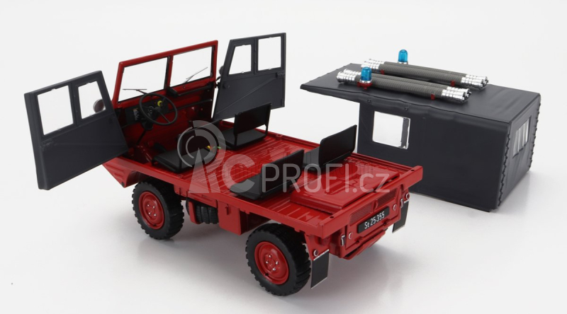 Schuco Steyr-puch Haflinger Feuerwehr 1975 1:18 Červená Šedá