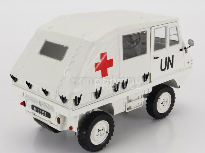 Schuco Steyr-puch Haflinger Un Ambulance 1975 1:18 Bílá