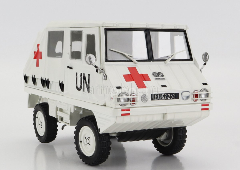 Schuco Steyr-puch Haflinger Un Ambulance 1975 1:18 Bílá