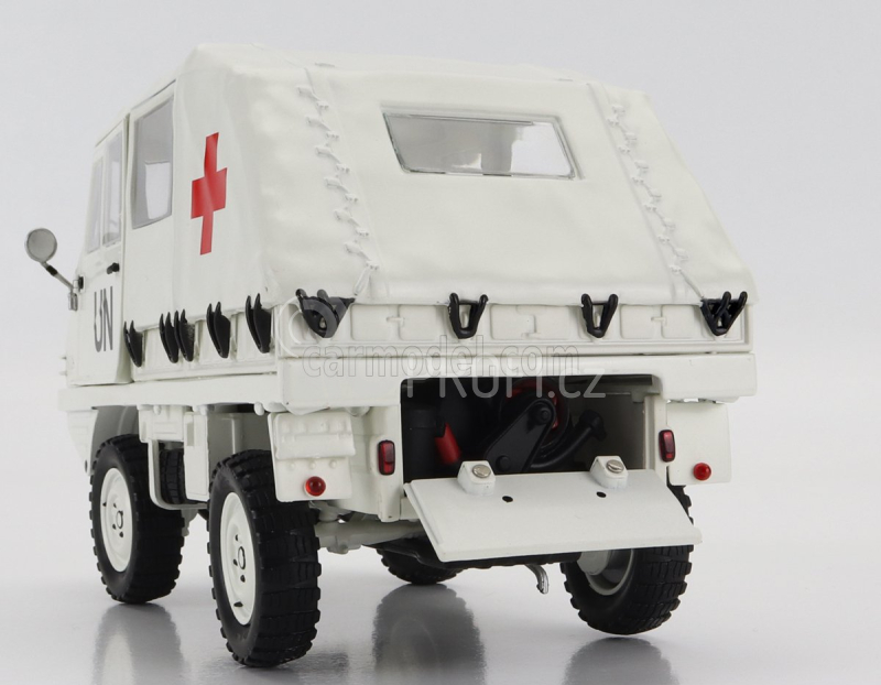 Schuco Steyr-puch Haflinger Un Ambulance 1975 1:18 Bílá