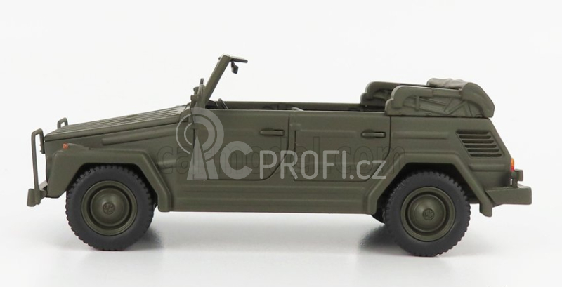 Schuco Volkswagen 181 Cabriolet Open 1979 1:35 Vojenská Zelená