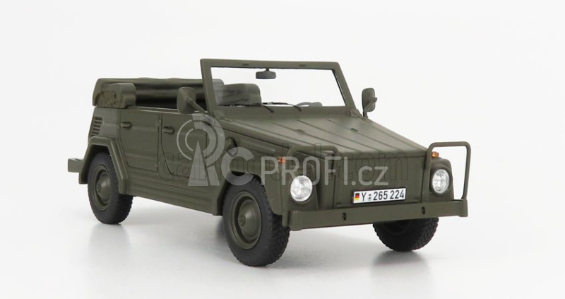 Schuco Volkswagen 181 Cabriolet Open 1979 1:35 Vojenská Zelená