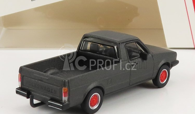 Schuco Volkswagen Caddy Pick-up Open 1982 1:64 Grey