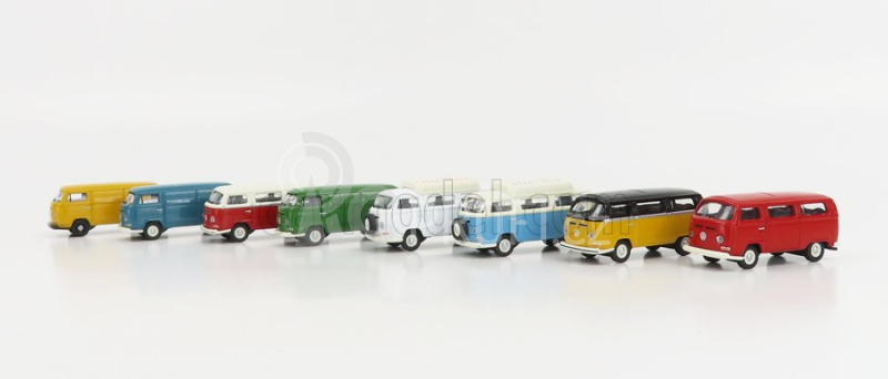 Schuco Volkswagen Set 8x T2 Van Camper Minibus 1962 1:87 Různé