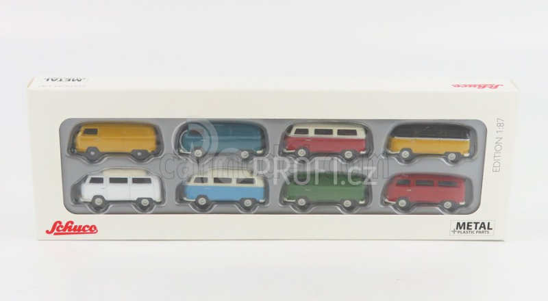 Schuco Volkswagen Set 8x T2 Van Camper Minibus 1962 1:87 Různé