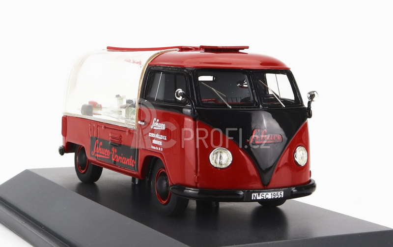 Schuco Volkswagen T1a Schuco Varianto 1964 1:43 Červená Černá