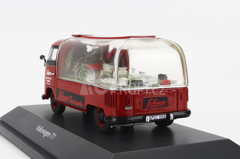 Schuco Volkswagen T1a Schuco Varianto 1964 1:43 Červená Černá