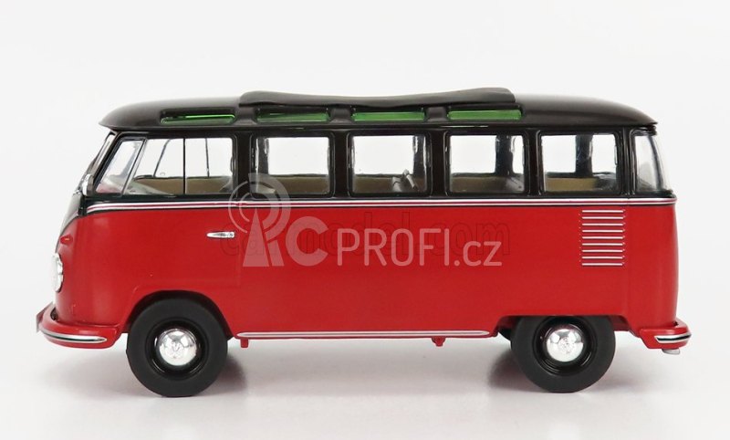 Schuco Volkswagen T1b Samba Minibus 1962 1:32 Červená Černá
