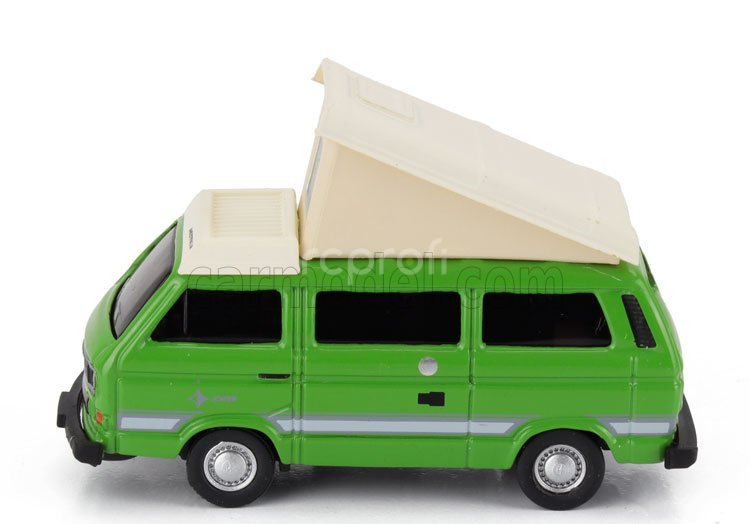 Schuco Volkswagen T3b Cambpingbus 1978 1:87 Zelená Béžová