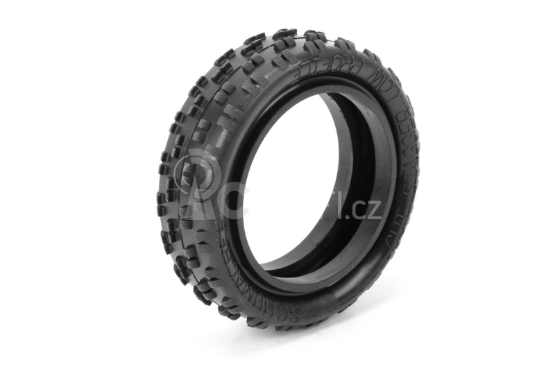 Schumacher 1/10 CUT STAGGER Low profile, směs stříbrná, přední 2wd