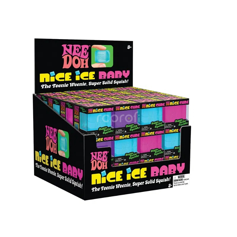 Schylling NeeDoh Mačkací kostka Teenie Nice Ice Baby