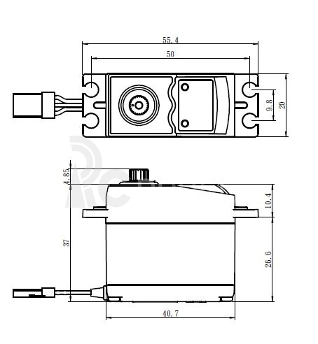 SG-0351 Digitální servo