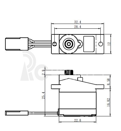 SH-0261MG Digitální servo