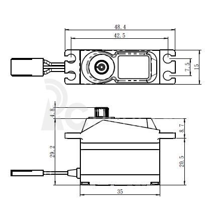 SH-1357 Digitální servo
