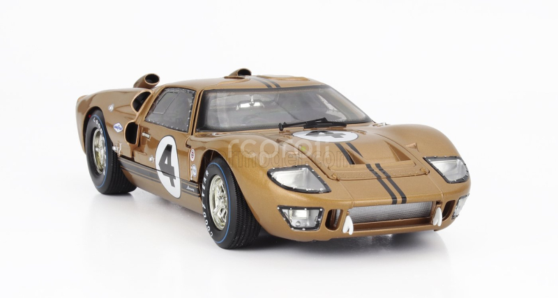 Shelby-collectibles Ford usa Mercury Gt40 Mkii 7.0l V8 Team Holman & Moody N 4 24h Daytona 1967 Mark Donohue - Peter Revson 1:18 Copper Met