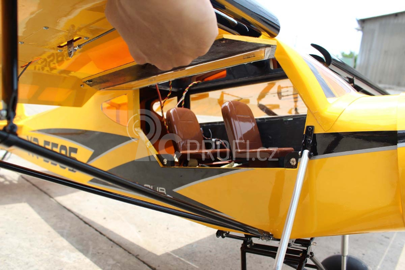 RC letadlo Shock Cub 2,59m, žlutá