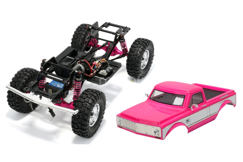 RC auto SHOOTER 1/10 sada 2,4GHz, růžová
