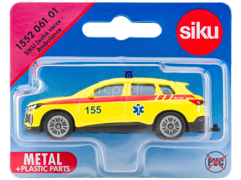 SIKU Blister - Ambulance (česká verze) 1:50