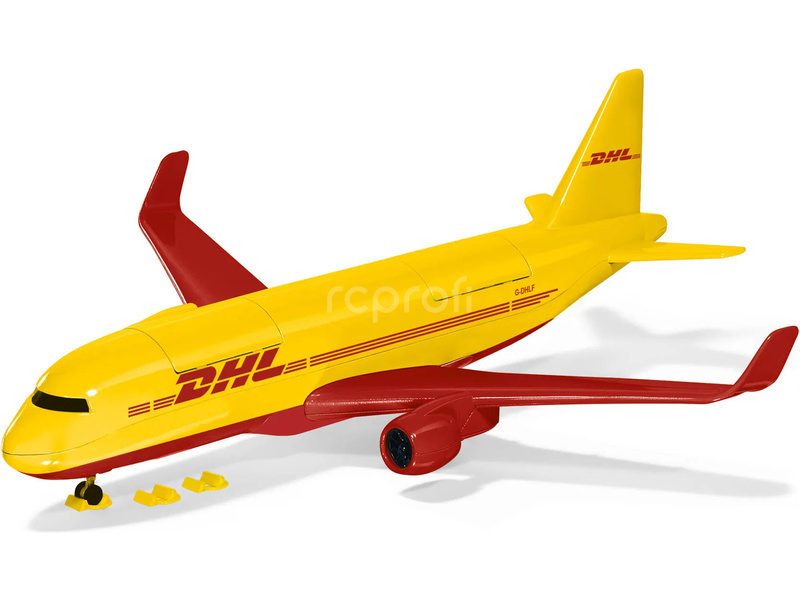 SIKU Super - DHL nákladní letadlo s příslušenstvím