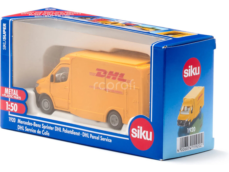 SIKU Super - dodávka Mercedes-Benz Sprinter 1:50 DHL