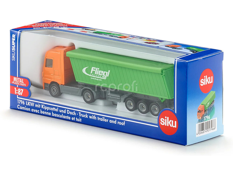 SIKU Super - Kamion s vlekem 1:87