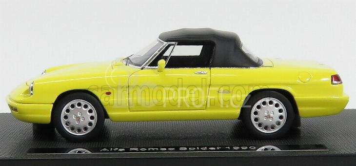 Silas Alfa romeo Spider Closed 1990 4ª Ed Ultima Serie - The Last 1:43 Giallo Ginestra - Žlutá