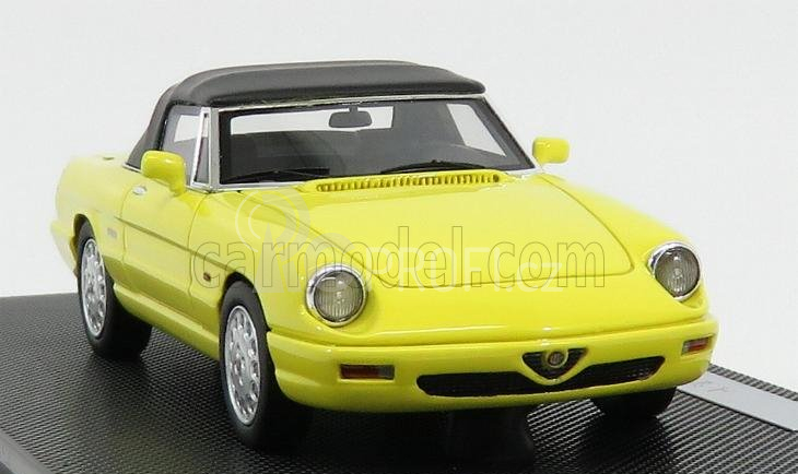 Silas Alfa romeo Spider Closed 1990 4ª Ed Ultima Serie - The Last 1:43 Giallo Ginestra - Žlutá