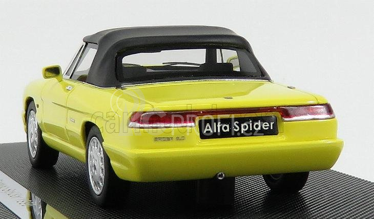 Silas Alfa romeo Spider Closed 1990 4ª Ed Ultima Serie - The Last 1:43 Giallo Ginestra - Žlutá