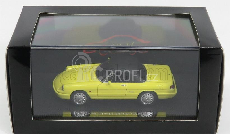 Silas Alfa romeo Spider Closed 1990 4ª Ed Ultima Serie - The Last 1:43 Giallo Ginestra - Žlutá