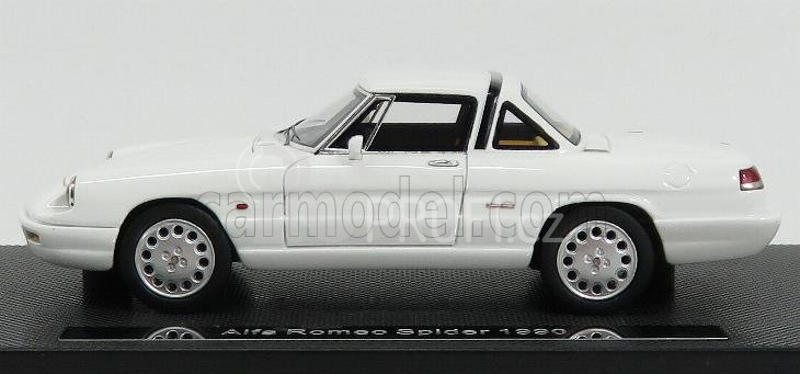 Silas Alfa romeo Spider Hard-top 1990 4ª Ed Ultima Serie - The Last 1:43 Bianco Freddo - Bílá