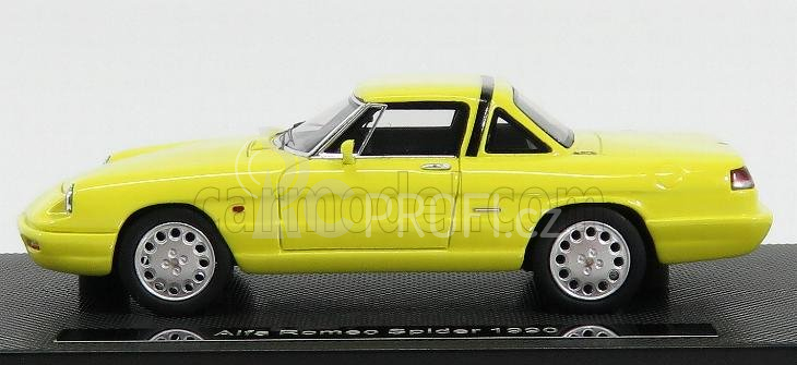 Silas Alfa romeo Spider Hard-top 1990 4ª Ed Ultima Serie - The Last 1:43 Giallo Ginestra - Žlutá