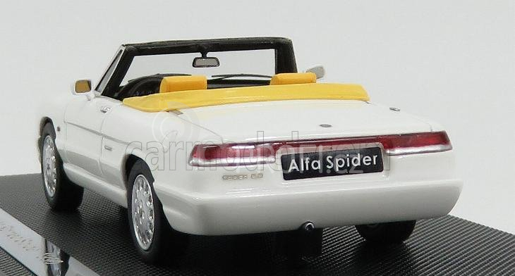 Silas Alfa romeo Spider Open 1990 4ª Ed Ultima Serie - The Last 1:43 Bianco Freddo - Bílá
