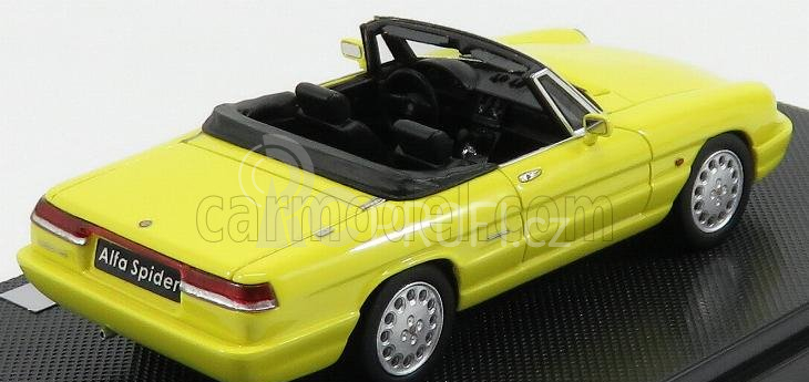 Silas Alfa romeo Spider Open 1990 4ª Ed Ultima Serie - The Last 1:43 Giallo Ginestra - Žlutá