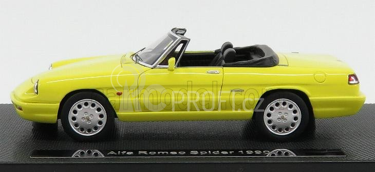 Silas Alfa romeo Spider Open 1990 4ª Ed Ultima Serie - The Last 1:43 Giallo Ginestra - Žlutá