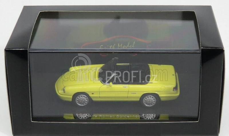 Silas Alfa romeo Spider Open 1990 4ª Ed Ultima Serie - The Last 1:43 Giallo Ginestra - Žlutá