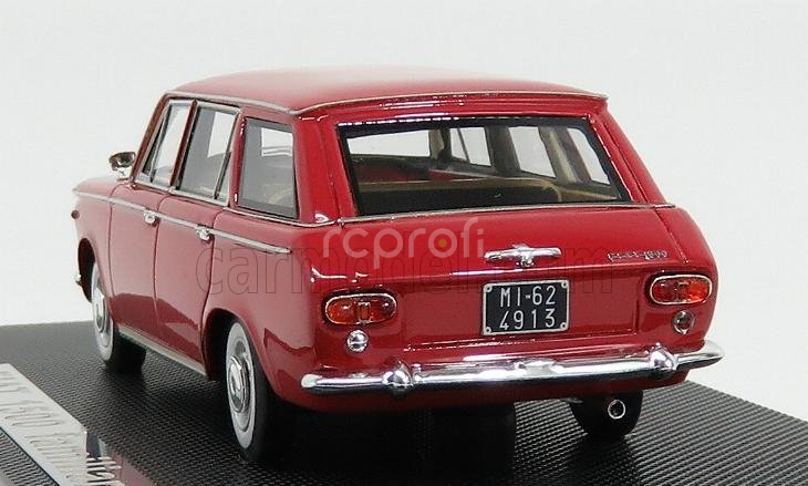 Silas Fiat 1500 Familiare 1961 - White Wheels 1:43 Rosso Scuro - Tmavě Červená