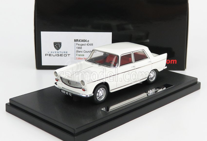 Silas Peugeot 404/8 1968 1:43 Bílá