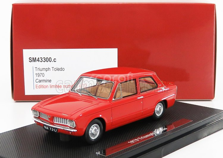 Silas Triumph Toledo 1970 1:43 Karmínová Červená