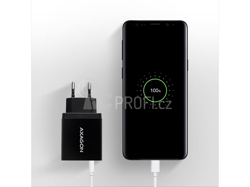 Síťový univerzální USB adaptér (zdroj) QC3.0 19W