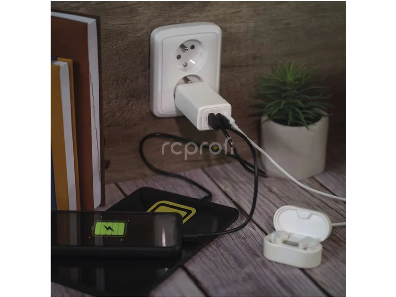 Síťový USB adaptér (zdroj) GaN PD 65W