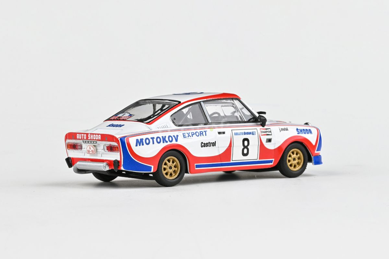 Abrex Škoda 130RS (1977) 1:43 - Rallye Škoda 1978 #8 Zapadlo - Motal